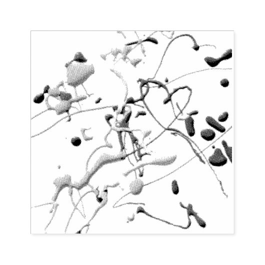 Geometrisch patroon van spatterverfontwerp rubberstempel (Afrduk)