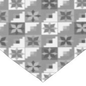 Geometrisch patroon veelkleurige patchwork tafelkleed (Gekanteld)