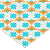 Geometrisch patroon veelkleurige patchwork tafelkleed (Gekanteld)