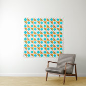 Geometrisch patroon veelkleurige patchwork wandkleed (In situ)
