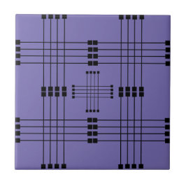 Geometrisch patroon | Vierkanten | Lijnen | Periwi Tegeltje