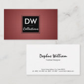 Geometrisch patroon visitekaartje (Voorkant / Achterkant)