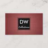 Geometrisch patroon visitekaartje (Voorkant)