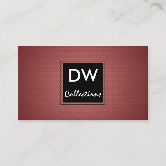 Geometrisch patroon visitekaartje (Voorkant)