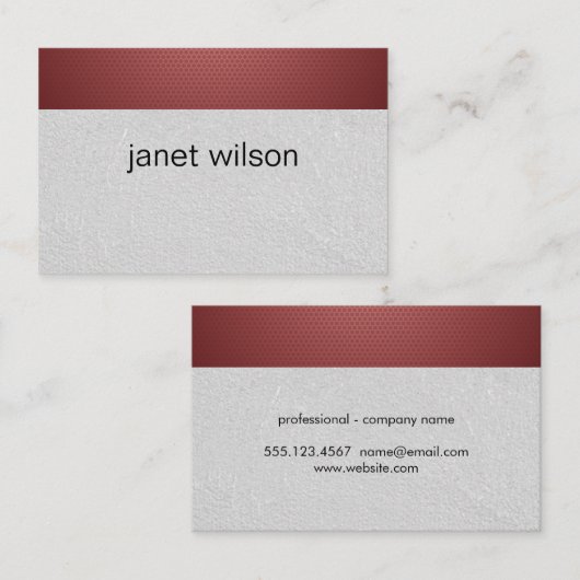 Geometrisch patroon visitekaartje (Voorkant / Achterkant)