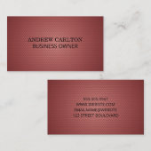 Geometrisch patroon visitekaartje (Voorkant / Achterkant)