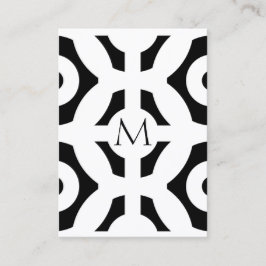 Geometrisch patroon visitekaartje