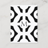 Geometrisch patroon visitekaartje (Voorkant)