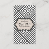 Geometrisch patroon visitekaartje (Voorkant)