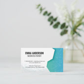 Geometrisch patroon visitekaartje (Staand voorkant)