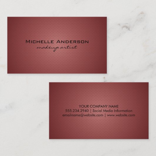 Geometrisch patroon visitekaartje (Voorkant / Achterkant)