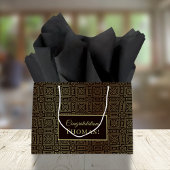  geometrisch patroon voor mannen groot cadeauzakje