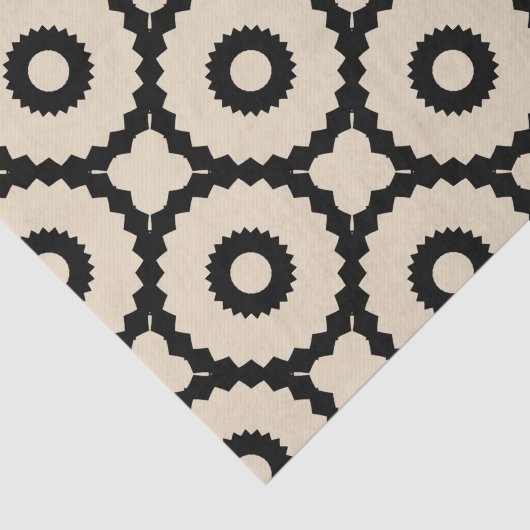 Geometrisch patroon voor sierdoeleinden tissuepapier (Detail)