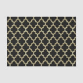 Geometrisch patroon voor zwart-witkoelatrefolie tissuepapier (Voorkant)