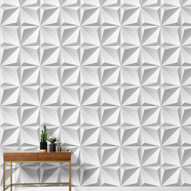 Geometrisch patroon wallpaper behang (Hal)