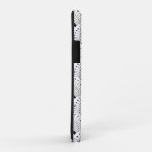 Geometrisch patroon zwart-wit art-deco Case-Mate iPhone case (Achterkant/rechts)