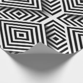 Geometrisch patroon. Zwart-wit. Vierkantjes en st Cadeaupapier (Hoek)