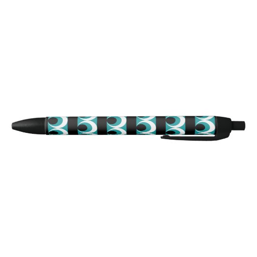 Geometrisch patroon zwarte inkt pen (Bodem)