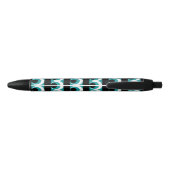 Geometrisch patroon zwarte inkt pen (Achterkant)