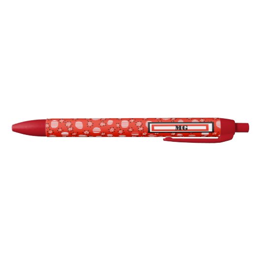Geometrisch patroon zwarte inkt pen (Bodem)
