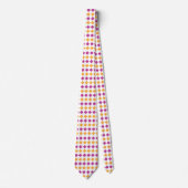 Geometrisch Patroonkleurig Stropdas (Voorkant)