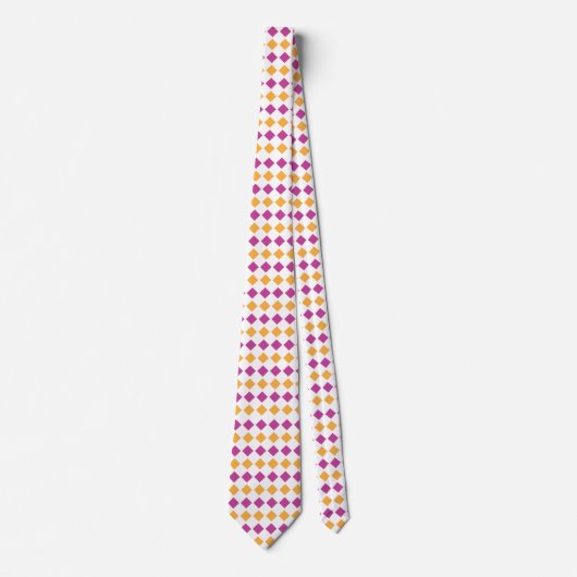 Geometrisch Patroonkleurig Stropdas (Voorkant)
