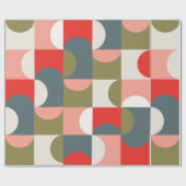 Geometrisch patroonpapier cadeaupapier (Vlak)