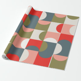 Geometrisch patroonpapier cadeaupapier