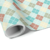 Geometrisch patroonplaat van pasta cadeaupapier (Rol Hoek)