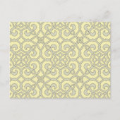 geometrisch patroonrooster briefkaart (Voorkant)