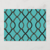 geometrisch patroonrooster briefkaart (Voorkant)