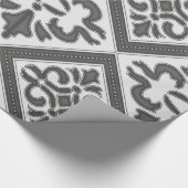 geometrisch patroonrooster cadeaupapier (Hoek)