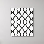 geometrisch patroonrooster canvas afdruk (Voorkant)