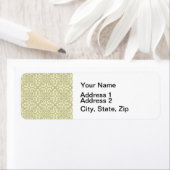 geometrisch patroonrooster etiket (Insitu)