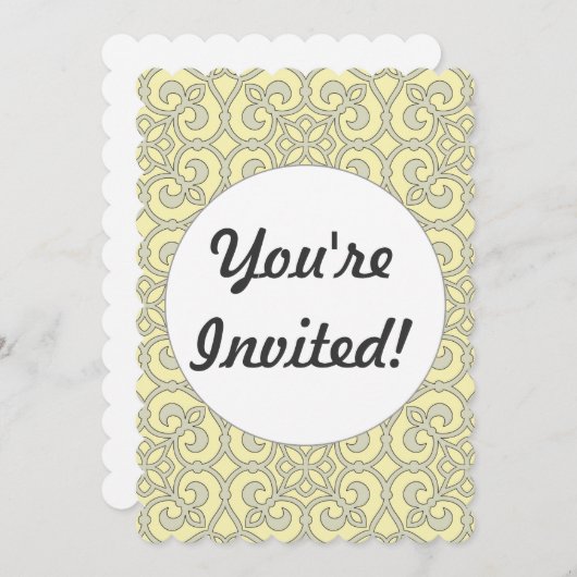 geometrisch patroonrooster kaart (Voorkant / Achterkant)