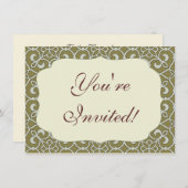 geometrisch patroonrooster kaart (Voorkant / Achterkant)