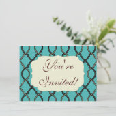 geometrisch patroonrooster kaart (Staand voorkant)