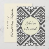 geometrisch patroonrooster kaart (Voorkant / Achterkant)