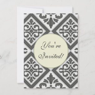 geometrisch patroonrooster kaart