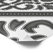 geometrisch patroonrooster perfect poster (Hoek)