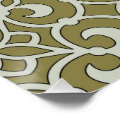 geometrisch patroonrooster poster (Hoek)