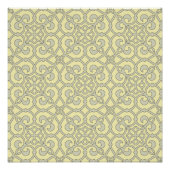 geometrisch patroonrooster poster (Voorkant)