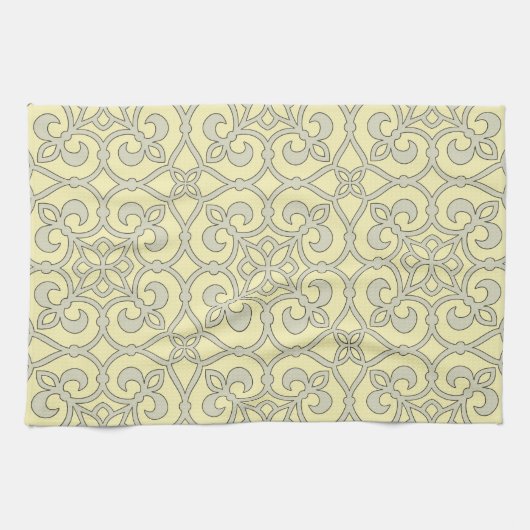 geometrisch patroonrooster theedoek (Horizontaal)