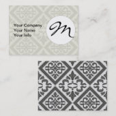 geometrisch patroonrooster visitekaartje (Voorkant / Achterkant)