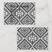 geometrisch patroonrooster visitekaartje (Voorkant / Achterkant)