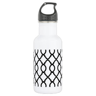 geometrisch patroonrooster waterfles