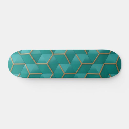 geometrisch persoonlijk skateboard (Horizontaal)