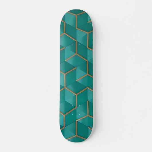 geometrisch persoonlijk skateboard (Voorkant)