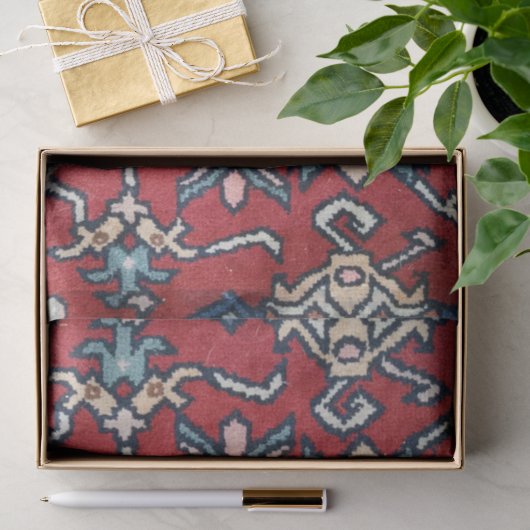 Geometrisch Perzisch Tapijt met Medaillon Foto Tis Tissuepapier (Geschenk)