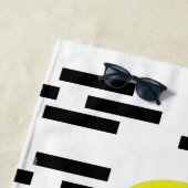 Geometrisch Plant van citrusvruchten Strandlaken (In situ)